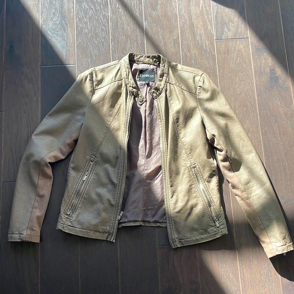 Express leather jacket